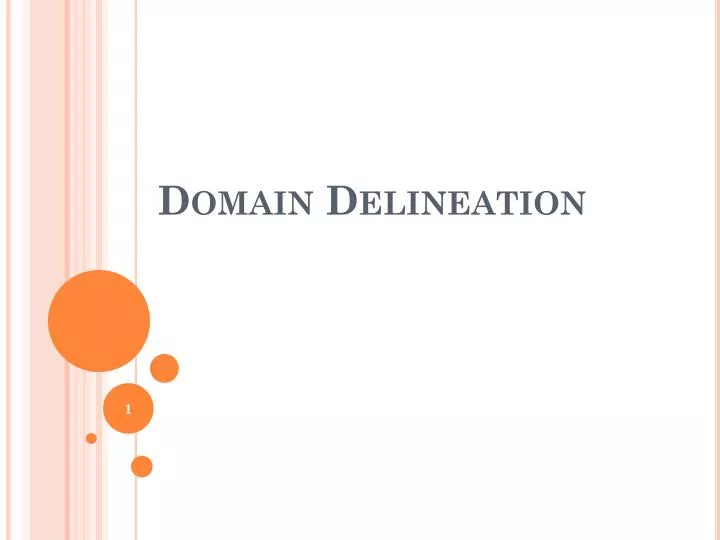 domain delineation