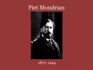 piet mondrian