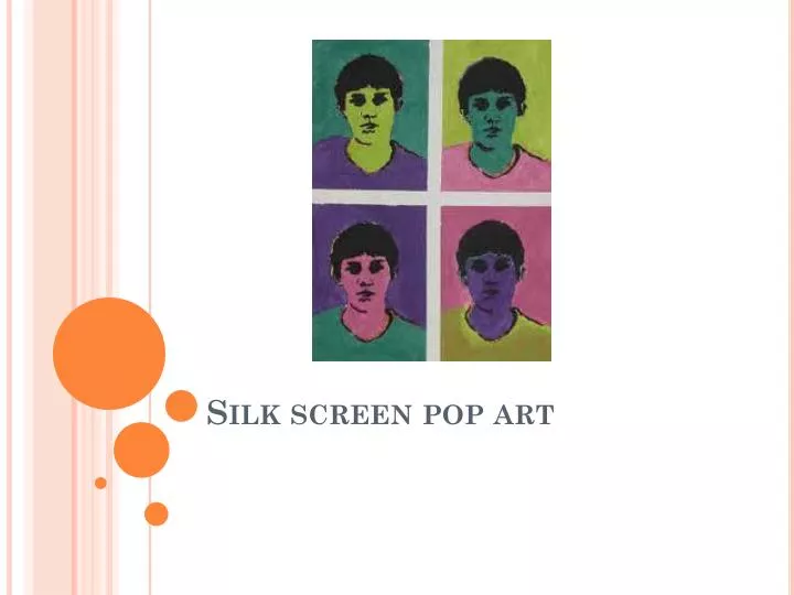 silk screen pop art