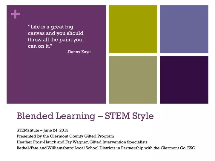 blended learning stem style