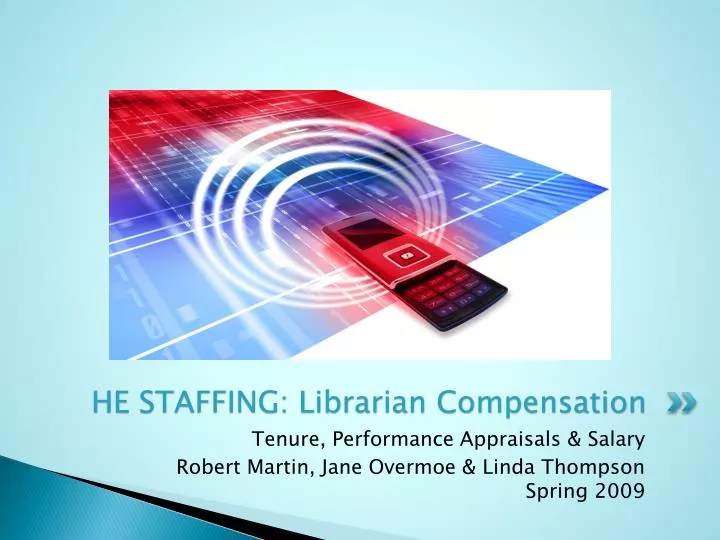 he staffing librarian compensation