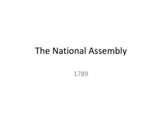 The National Assembly