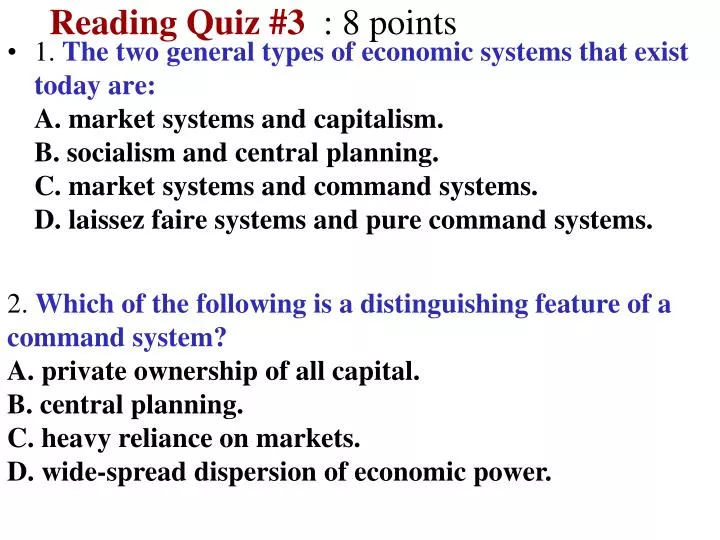 reading quiz 3 8 points