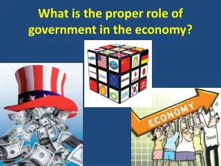 What is the proper role of government in the economy?