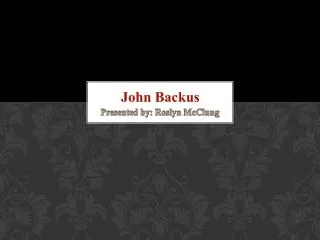 John Backus