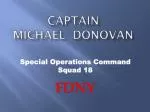 Captain Michael donovan - slide 1