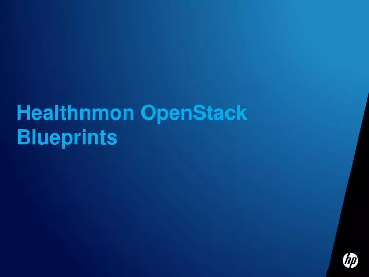 healthnmon openstack blueprints
