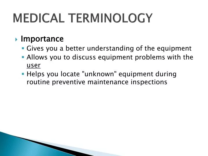 medical terminology