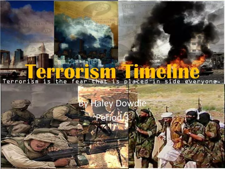 terrorism timeline