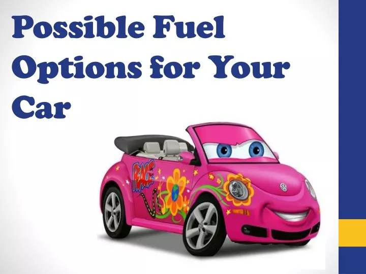 possible fuel options for your car