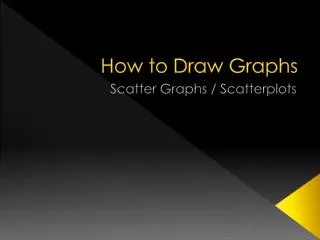 How to Draw Graphs