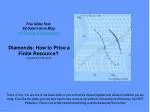 Pricing Strategy of De Beers: Balancing Supply, Demand, and Future Prices - slide 1