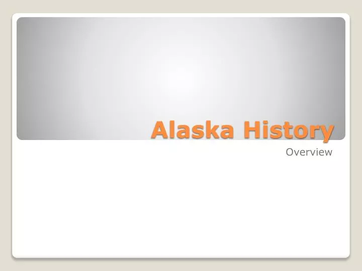 alaska history