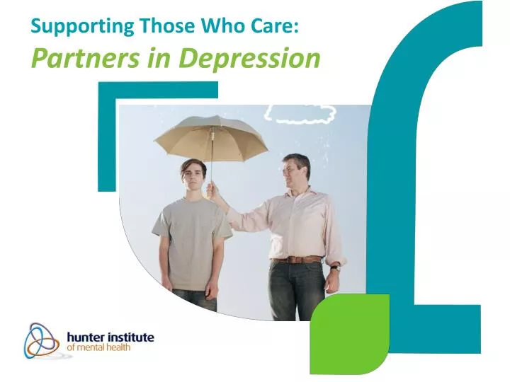 supporting those who care partners in depression