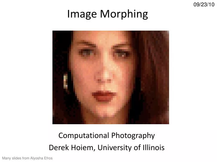 image morphing