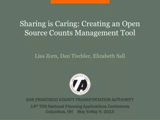 Sharing is Caring: Creating an Open Source Counts Management Tool