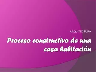 arquitectura