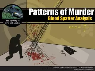 Patterns of Murder
