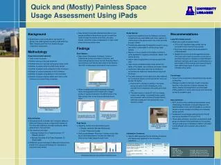 Quick and (Mostly) Painless Space Usage Assessment Using iPads