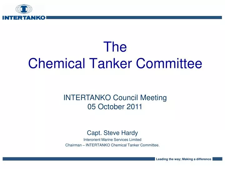 the chemical tanker committee