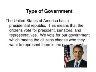 Type of Government