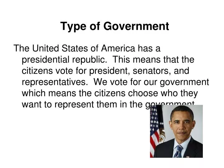 type of government
