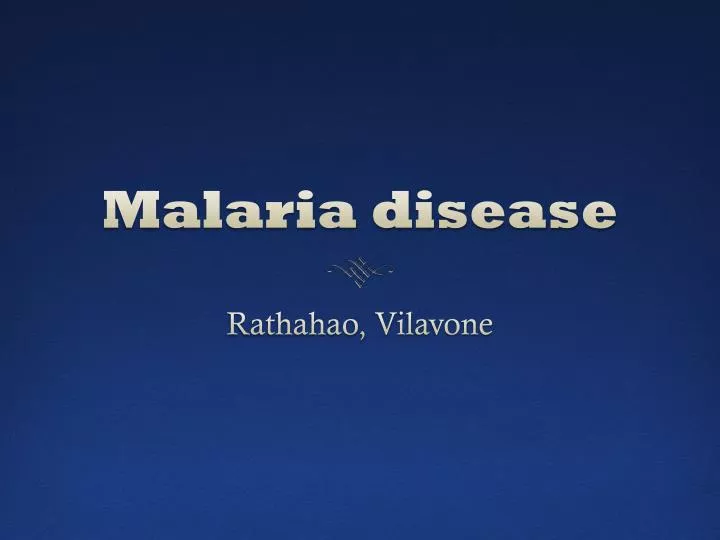 malaria disease