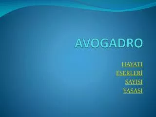 avogadro