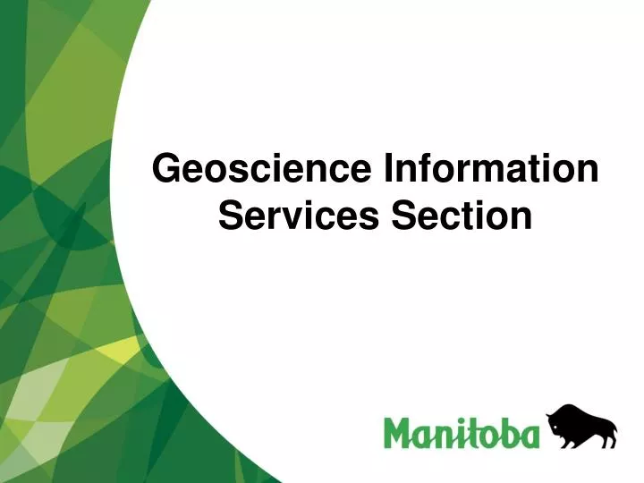 geoscience information services section