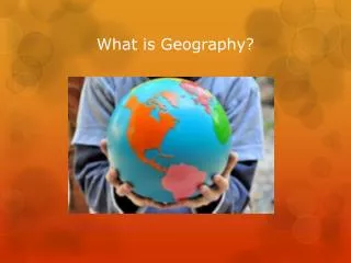 What is Geography?