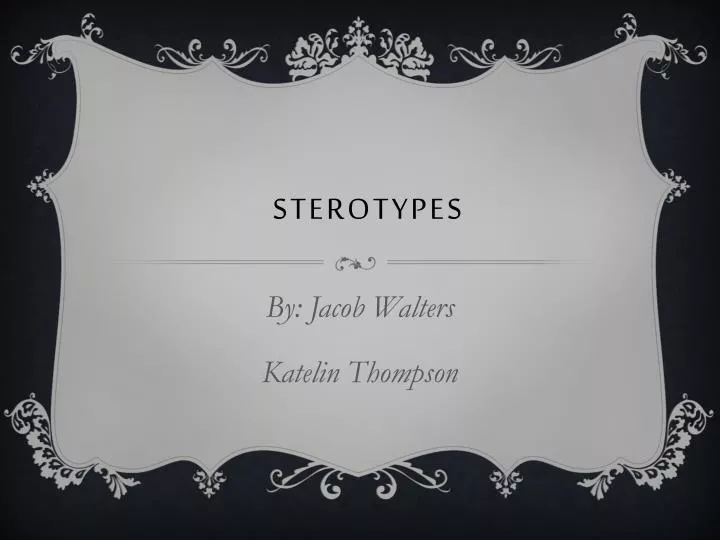 sterotypes