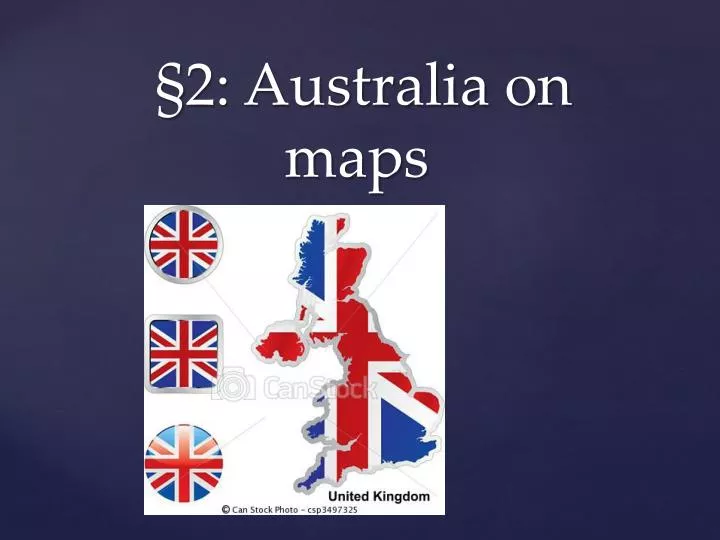 2 australia on maps