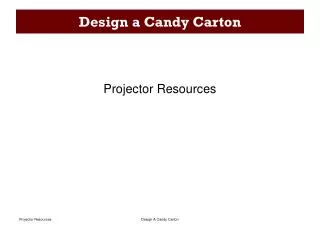 design a candy carton