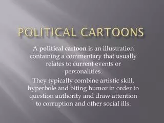 Political Cartoons