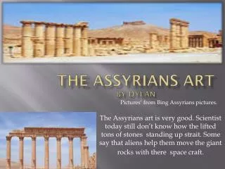 The Assyrians Art by Dylan