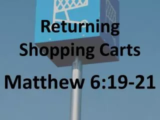 Returning Shopping Carts