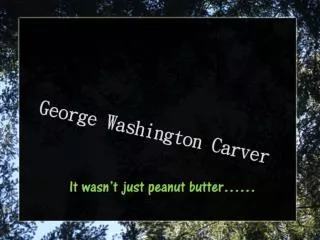 george washington carver