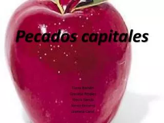 pecados capitales