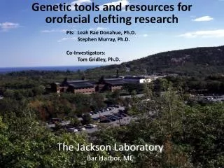 The Jackson Laboratory Bar Harbor, ME