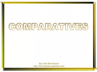 COMPARATIVES