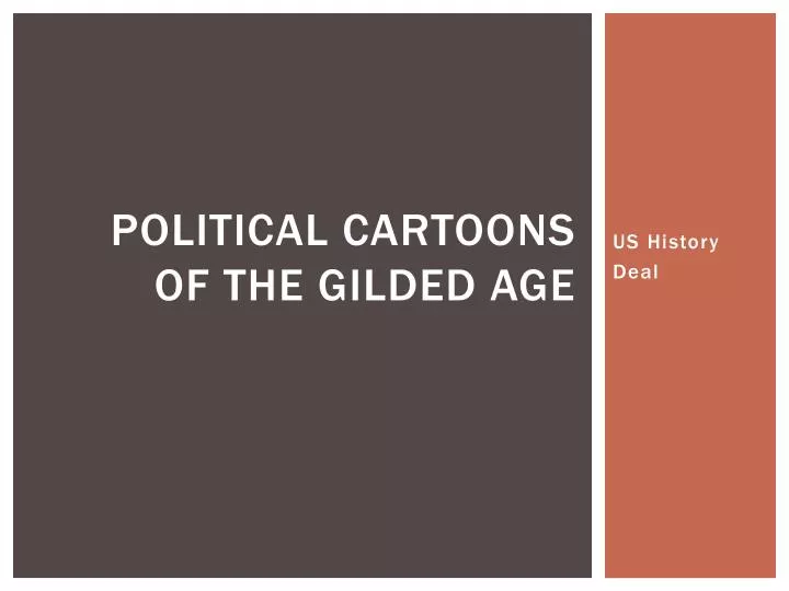political cartoons of the gilded age