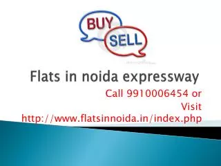 resale flats in noida expressway price 9910006454
