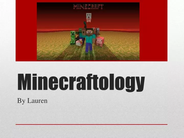 minecraftology