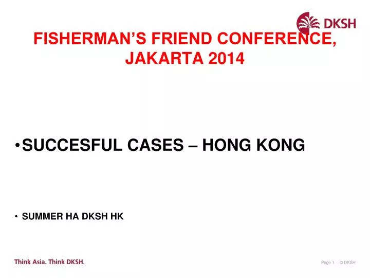 fisherman s friend conference jakarta 2014