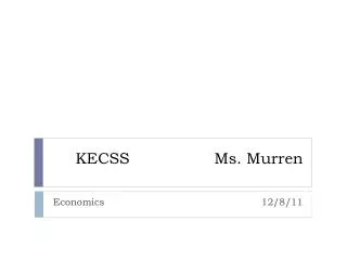 KECSS			Ms. Murren