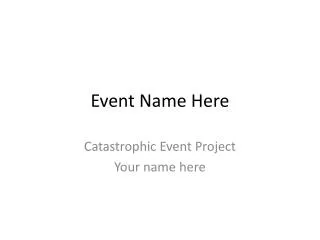 Event Name Here