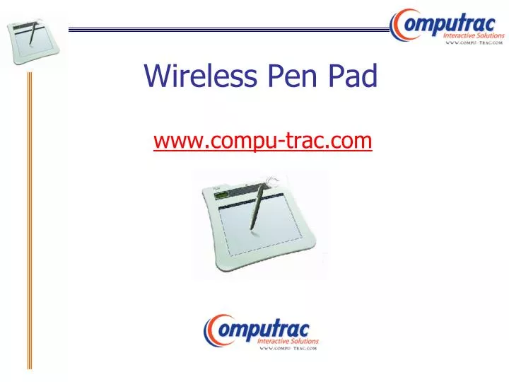 wireless pen pad