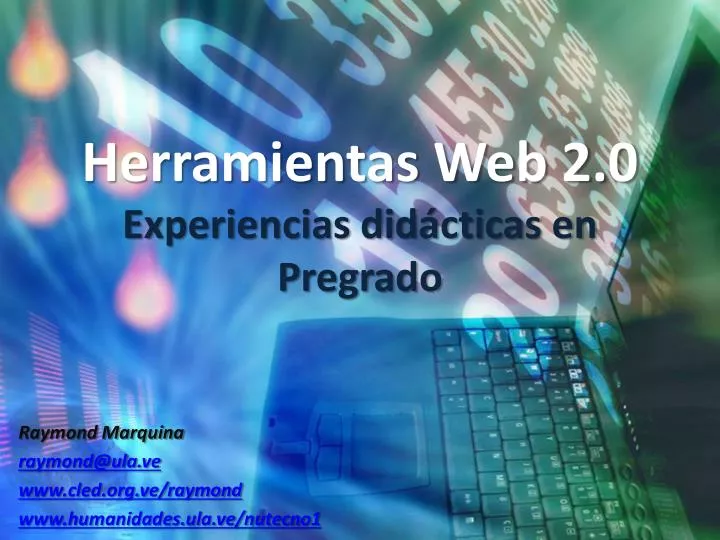 herramientas web 2 0 experiencias did cticas en pregrado