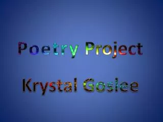 Poetry Project