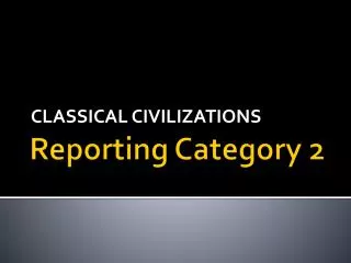 Reporting Category 2